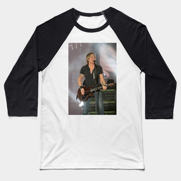 Keith Urban Photograph Baseball T-Shirt by Concert Photos